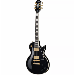 EPIPHONE LES PAUL CUSTOM EBONY + HOUSSE