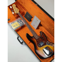 OCCASION FENDER CUSTOM SHOP JAZZ BASS 64 CLOSET CLASSIC 3TSB + ETUI