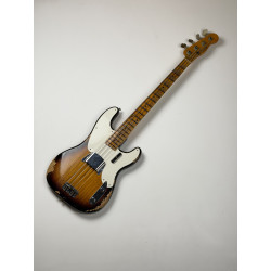 OCCASION FENDER CUSTOM SHOP PRECISION BASS LTD 54 HEAVY RELIC SUPER FADED AGED 2T SUNBURST DPV19214