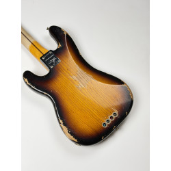 OCCASION FENDER CUSTOM SHOP PRECISION BASS LTD 54 HEAVY RELIC SUPER FADED AGED 2T SUNBURST DPV19214