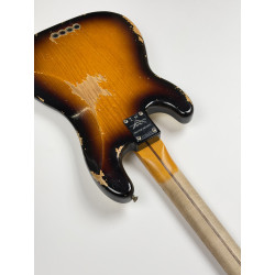 OCCASION FENDER CUSTOM SHOP PRECISION BASS LTD 54 HEAVY RELIC SUPER FADED AGED 2T SUNBURST DPV19214