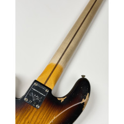 OCCASION FENDER CUSTOM SHOP PRECISION BASS LTD 54 HEAVY RELIC SUPER FADED AGED 2T SUNBURST DPV19214