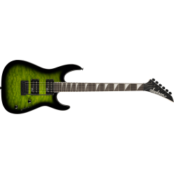 JACKSON JS20 DKQ 2PT TRANSPARENT GREEN BURST