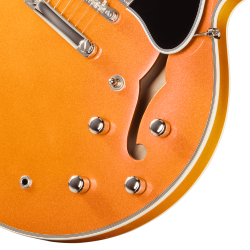 EPIPHONE ES-355 FUTURA FIRE STORM SHIFT + HOUSSE