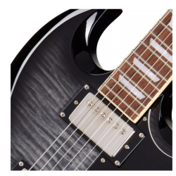 EPIPHONE IBG SG TRIBUTE PLUS TRANSPARENT EBONY