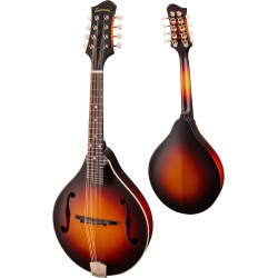 EASTMAN MD305E-SB A STYLE F HOLE SPRUCE/MAP SUNBURST K&K