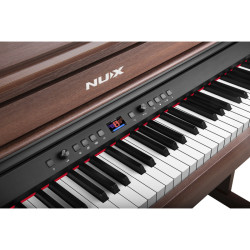 NUX NCK-430 PIANO NUMÉRIQUE 88 TOUCHES MARRON AVEC MEUBLE