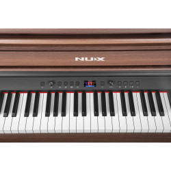 NUX NCK-430 PIANO NUMÉRIQUE 88 TOUCHES MARRON AVEC MEUBLE